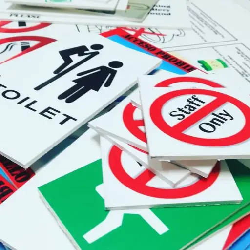 Carteles de PVC